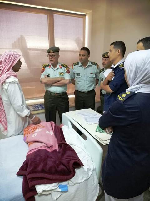 العميد التميمي يتفقد مستشفيات الملك طلال والأمير راشد