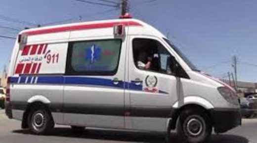 خمس  إصابات اثر حادث تصادم في محافظة  البلقاء