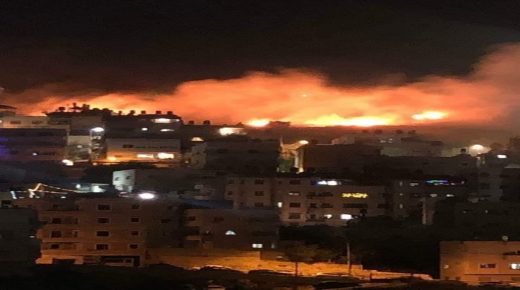 غزة : نزوح عشرات الأسر هربا من قصف قوات الإحتلال